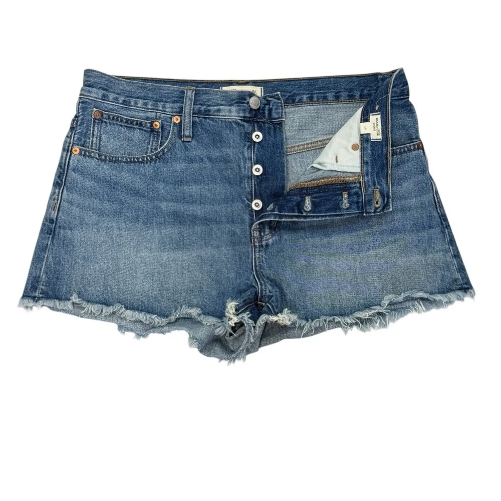 Madewell Relaxed Denim Shorts High Rise Casual Summer Jean Shorts Women's Sz 29 - Picture 4 of 10